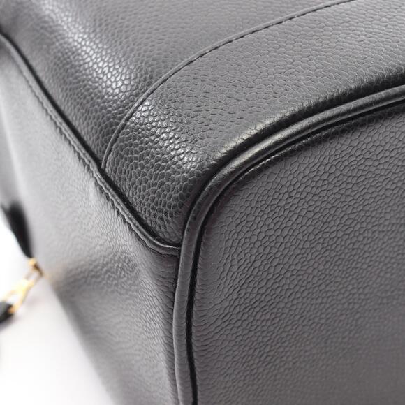 Chanel Coco Mark handbag black caviar grained calfskin - Picture 6 of 6